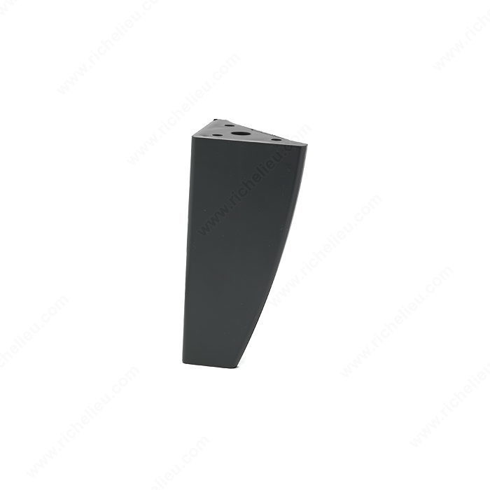 Decorative ABS Leg - 526, Screw- in leg, Finish Matte Black