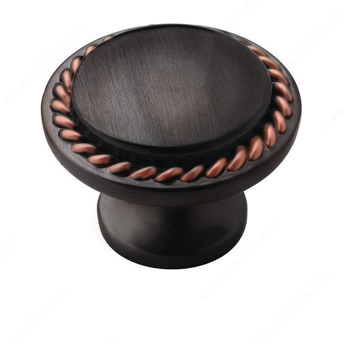 Allison Zinc Knob - 53001, Finish Flat Black PRO-PACK 5