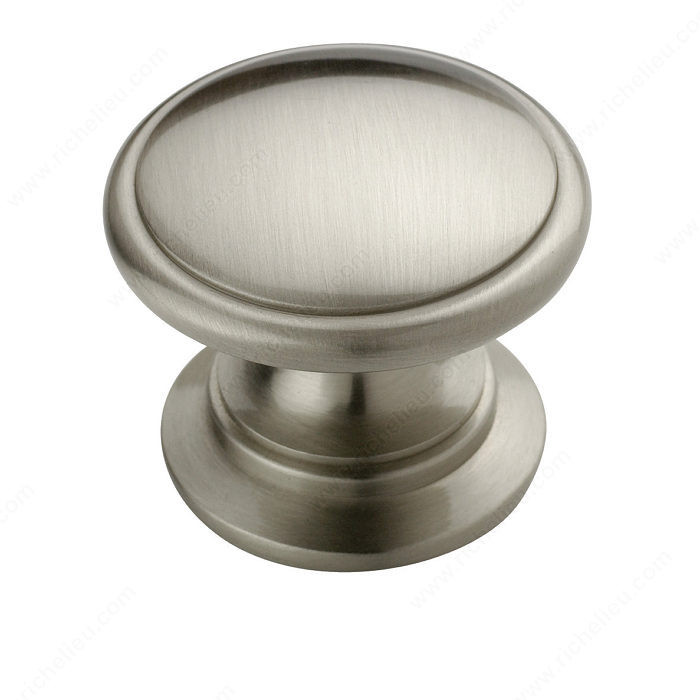 Allison Zinc Knob - 53012, Finish Satin Nickel PRO-PACK 5