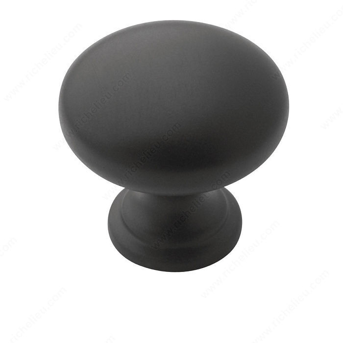 Allison Zinc Knob - 53023, Finish Flat Black PRO-PACK 5