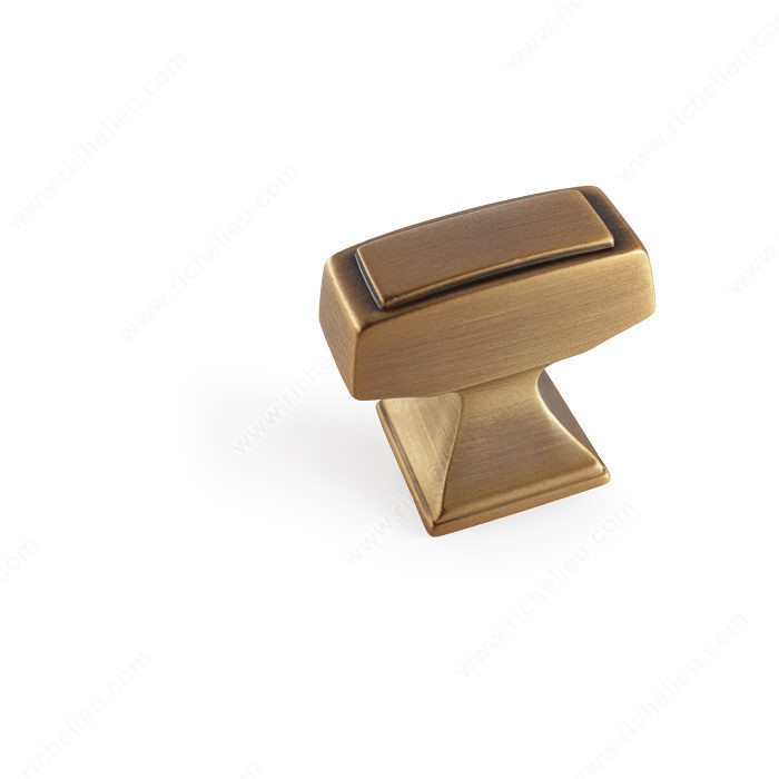 Traditional Zinc T-Knob - 53029, Finish Gilded Bronze