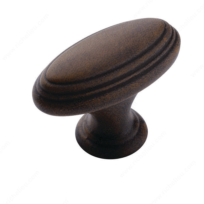 Traditional Zinc T-Knob - 53032, Finish Antique Rust
