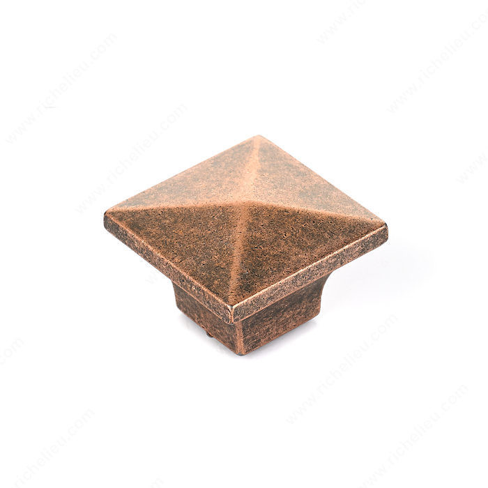 Traditional Metal Knob - 5308, Finish Antique Copper PRO-PACK 2