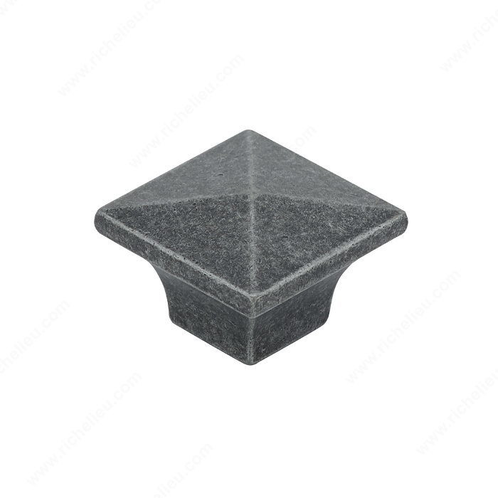 Traditional Metal Knob - 5308, Finish Antique Iron PRO-PACK 2