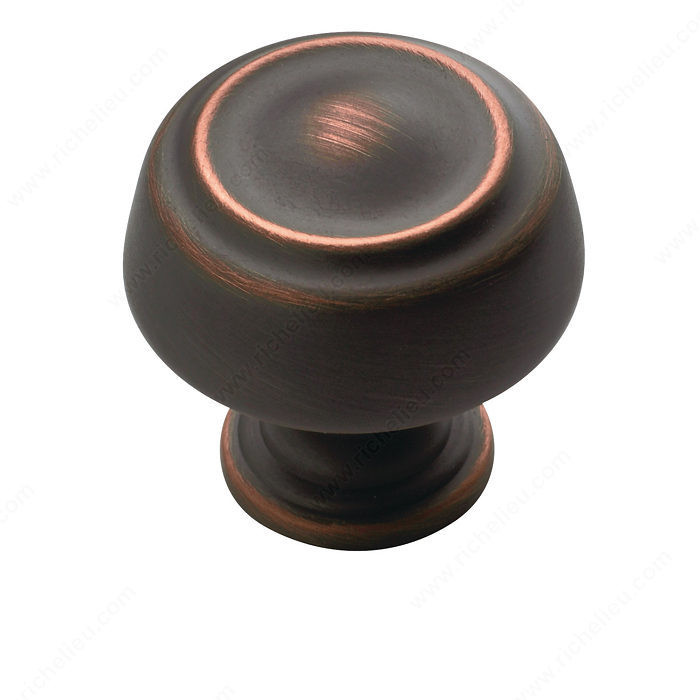 Transitional Zinc Knob - 53700, Finish Weathered Nickel