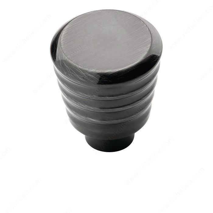 Transitional Zinc Knob - 53703, Finish Pewter PRO-PACK 2
