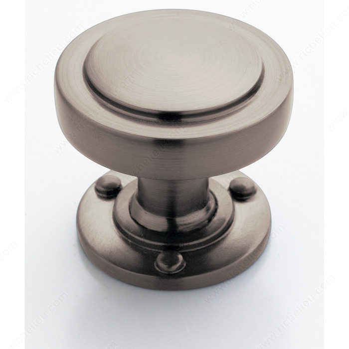 Transitional Zinc Knob - 53710, Finish Graphite PRO-PACK 2