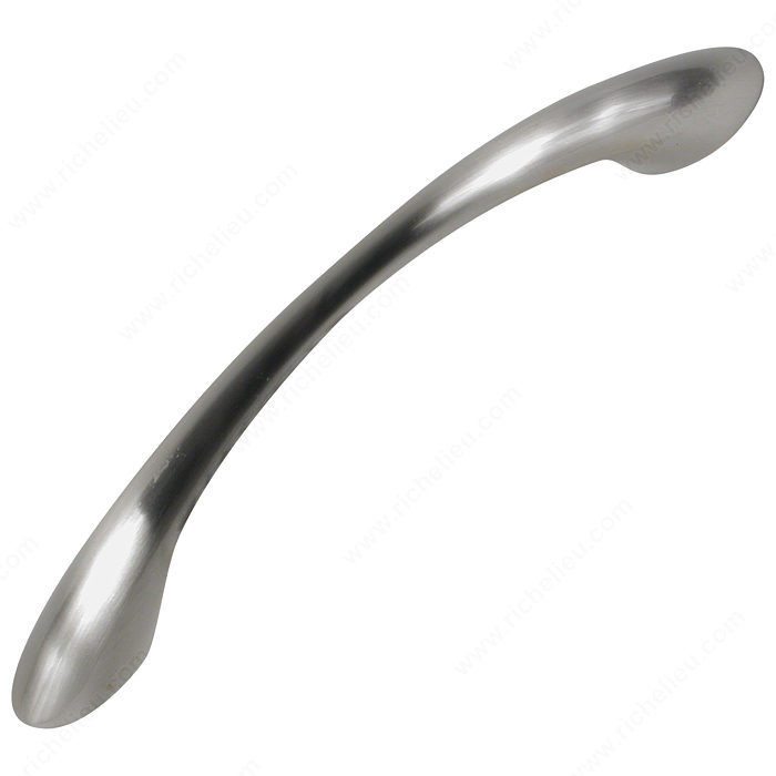 Contemporary Metal Pull - 6501, Finish Brushed Nickel, Material Hollow metal, Screw/Nail 8/32 (Included) PRO-PACK 3