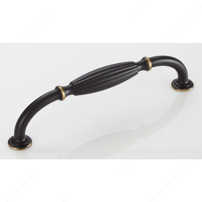 Metal Pull - Allison Collection 5522, Center to Center 6 19/64 in, Finish Venetian Bronze