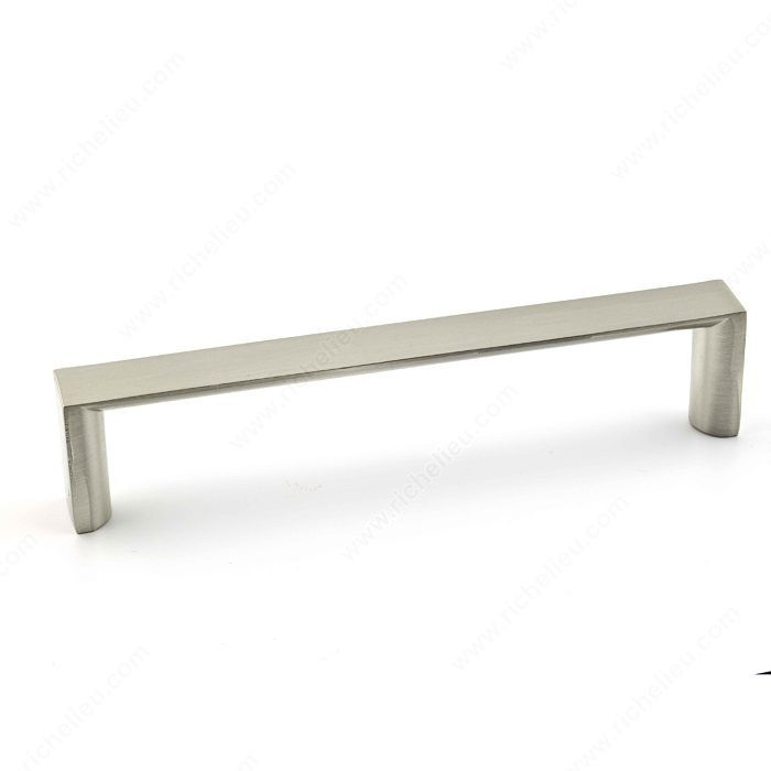Contemporary Metal Pull - 5632, Center to Center 96 mm, Finish Brushed Nickel, Projection - Overall Dimensions 22 mm PRO-PACK 5
