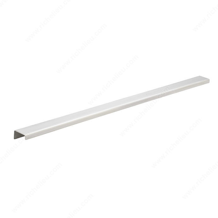 Contemporary Stainless Steel Edge Pull - 576, Center to Center 23 in, Finish Stainless Steel, Length - Overall Dimensions 635 mm