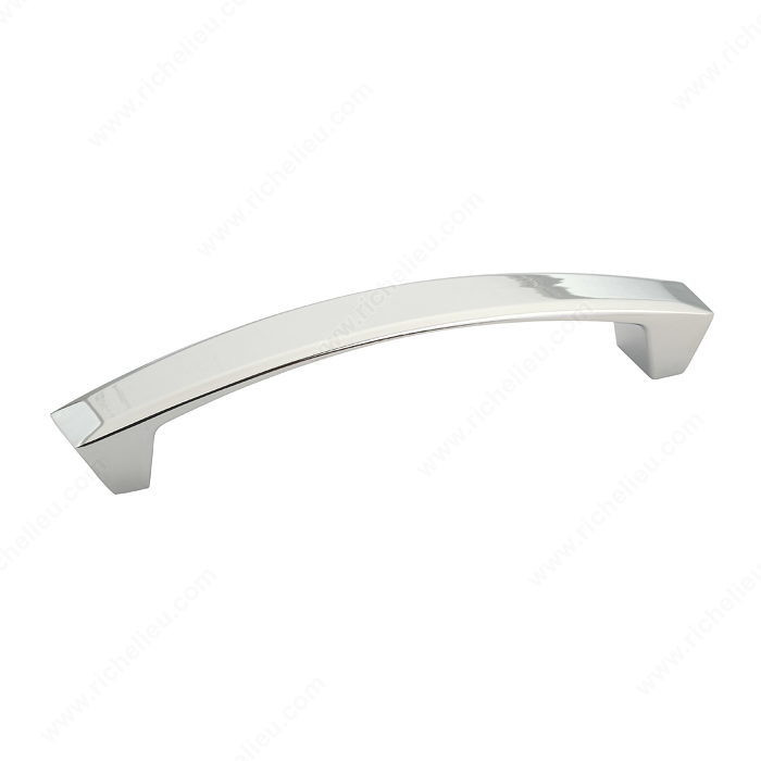 Contemporary Metal Pull - 5959, Center to Center 128 mm, Length - Overall Dimensions 151 mm, Width - Overall Dimensions 23.6 mm PRO-PACK 2