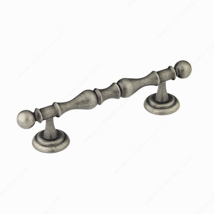 Traditional Metal Pull - 6011, Finish Pewter