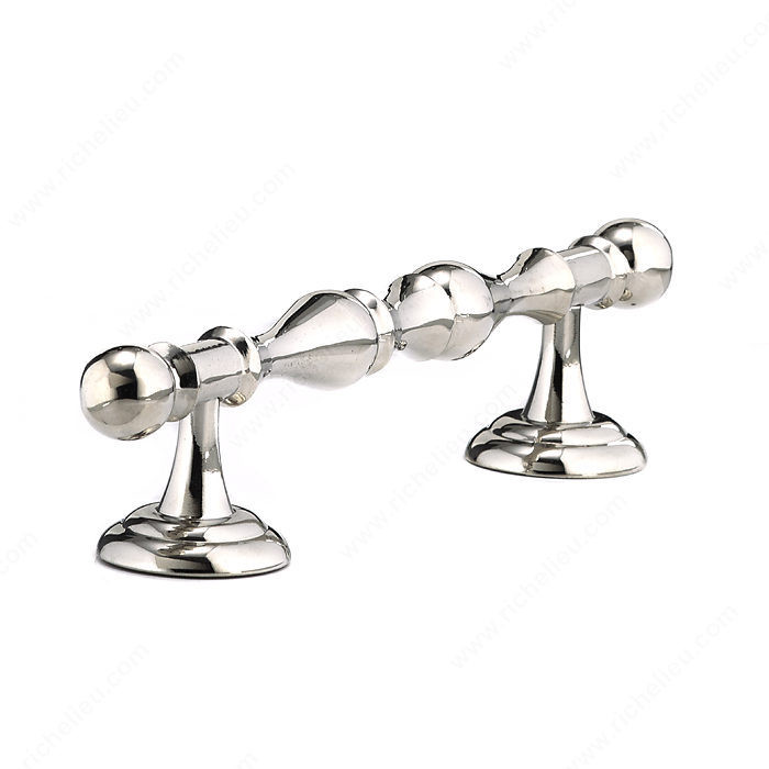 Traditional Metal Pull - 6011, Finish Polished Nickel