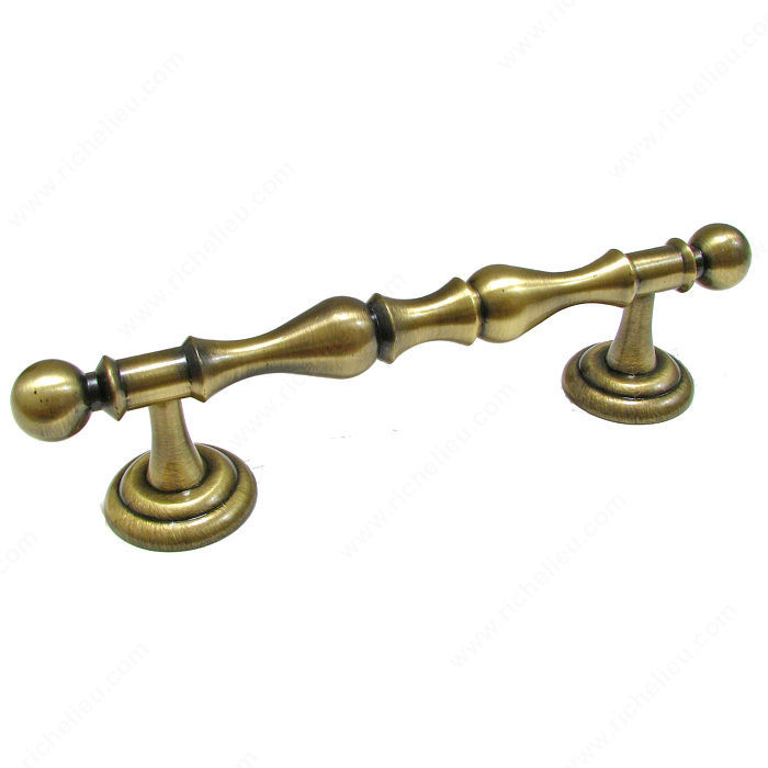Traditional Metal Pull - 6011, Finish Antique English
