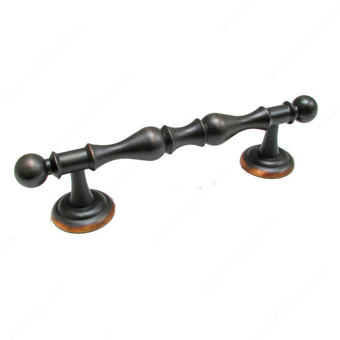 Traditional Metal Pull - 6011, Finish Brushed Oil-Rubbed Bronze