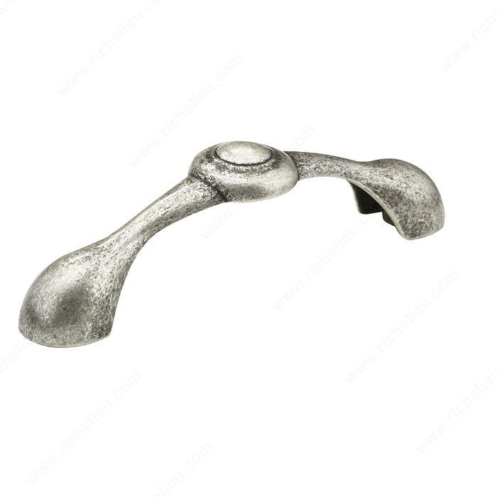 Traditional Metal Pull - 6099, Finish Old Silver