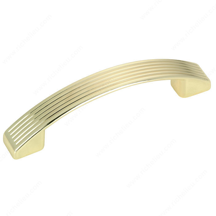 Contemporary Metal Pull - 6219, Finish Brass