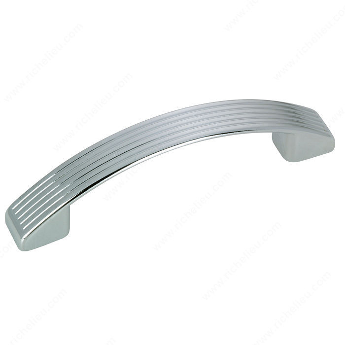 Contemporary Metal Pull - 6219, Finish Chrome