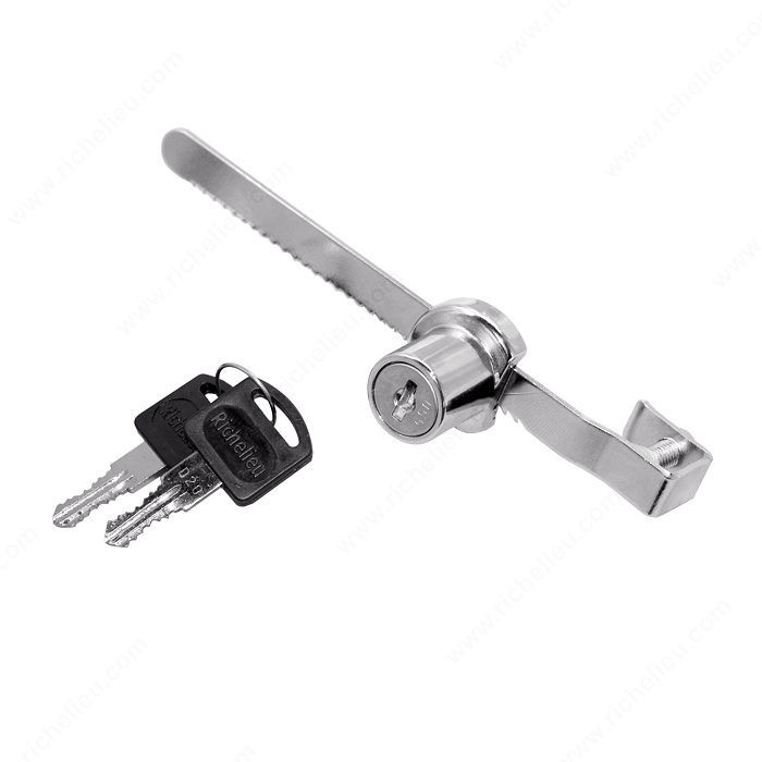 Sliding Glass Door Lock, Glass - 5 mm to 6 mm, Lock Number Different