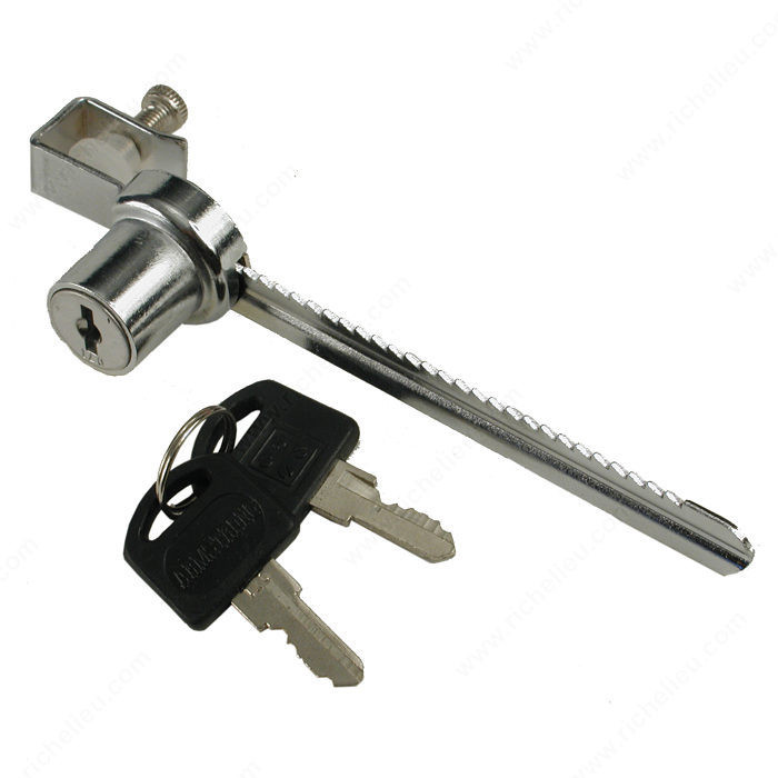 Sliding Glass Door Ratchet Showcase Lock,