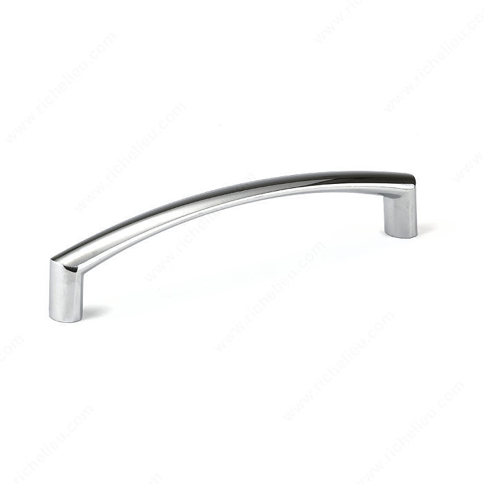 Contemporary Metal Pull - 6500, Finish Chrome, Screw/Nail 8/32 (Included) PRO-PACK 2