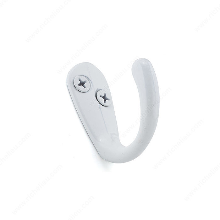 Utility Metal hook - 6506, Finish White PRO-PACK 5