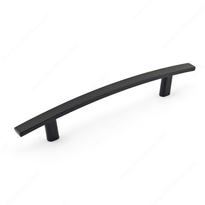 Transitional Metal Pull - 650, Center to Center 3 in, Finish Matte Black, Projection - Overall Dimensions 27 mm PRO-PACK 3