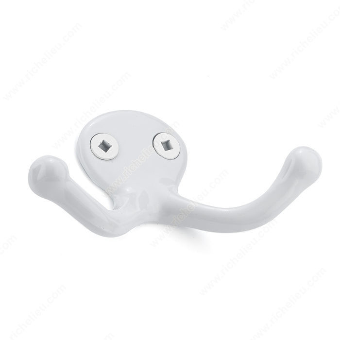 Utility Metal Hook - 6508, Finish White PRO-PACK 5