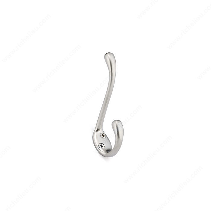 Utility Metal Hook - 6513, Finish Matte Nickel PRO-PACK 2