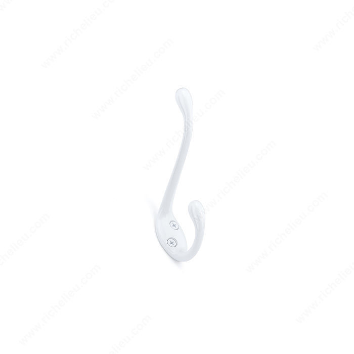 Utility Metal Hook - 6513, Finish White PRO-PACK 2
