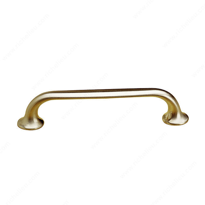 Contemporary Metal Pull - 669, Center to Center 128 mm, Length - Overall Dimensions 152 mm