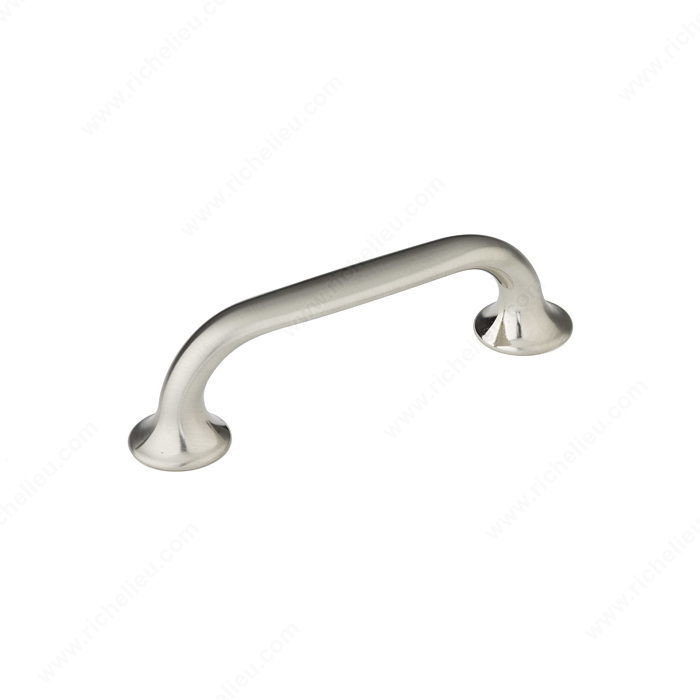 Contemporary Metal Pull - 669, Center to Center 96 mm, Length - Overall Dimensions 120 mm