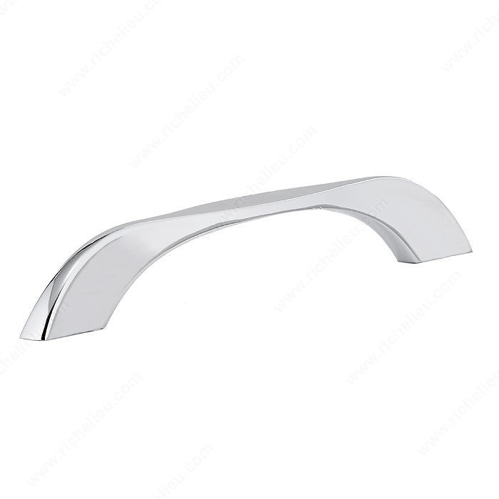 Contemporary Metal Pull - 6969, Center to Center 160 mm, Projection - Overall Dimensions 27 mm PRO-PACK 2