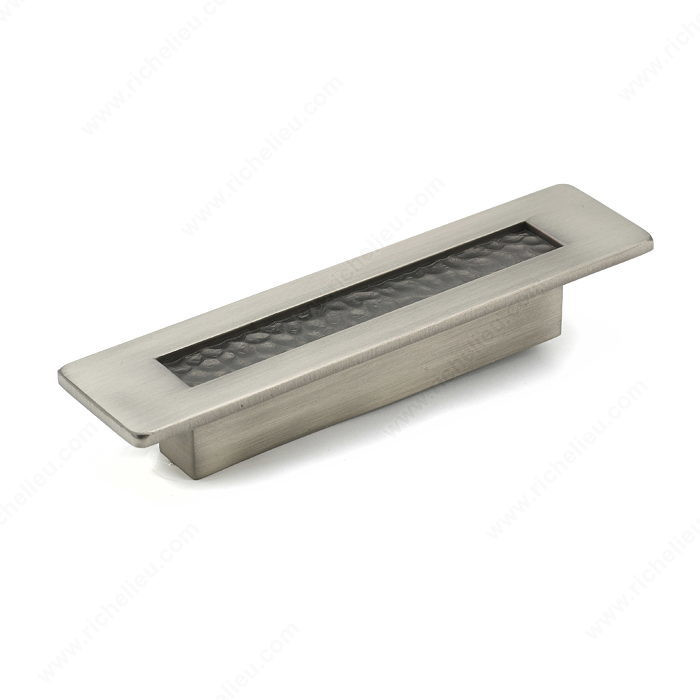 Contemporary Metal Pull - 7013, Center to Center 96 mm, Length - Overall Dimensions 142 mm