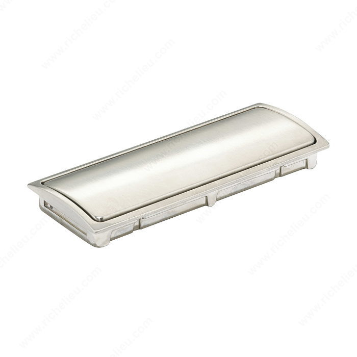 Contemporary Recessed Metal Pull - 721, Center to Center 64 mm