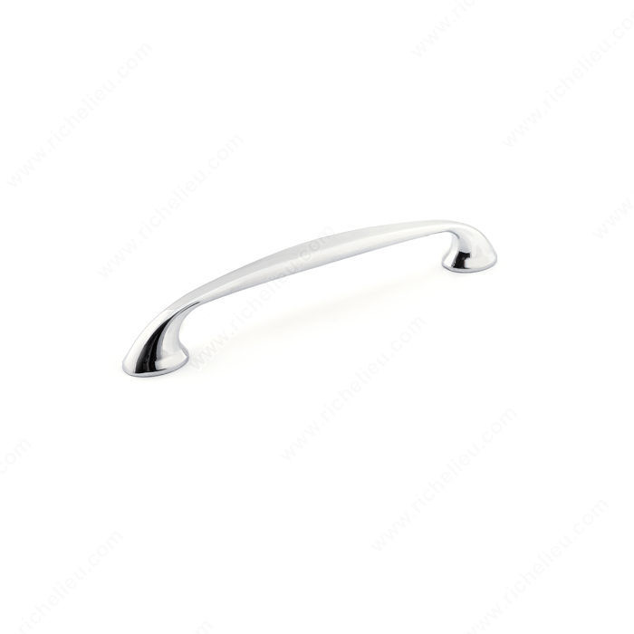 Transitional Metal Pull - 7226, Center to Center 160 mm, Finish Chrome, Projection - Overall Dimensions 29 mm