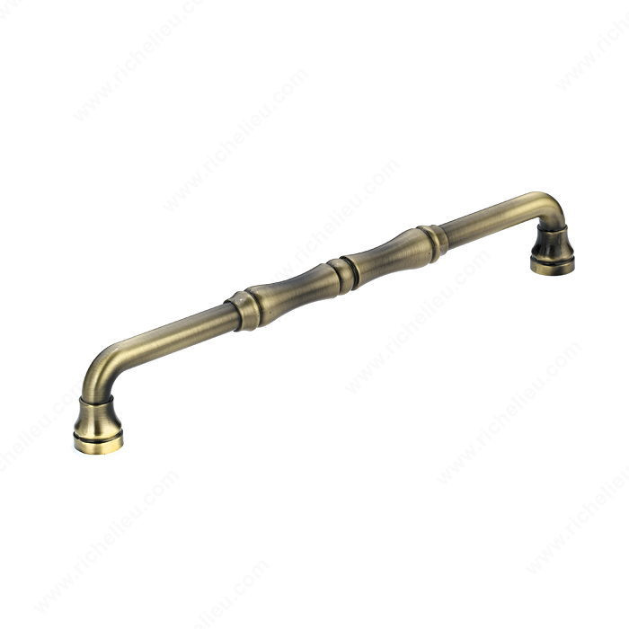 Traditional Metal Appliance Pull - 7403, Finish Antique English