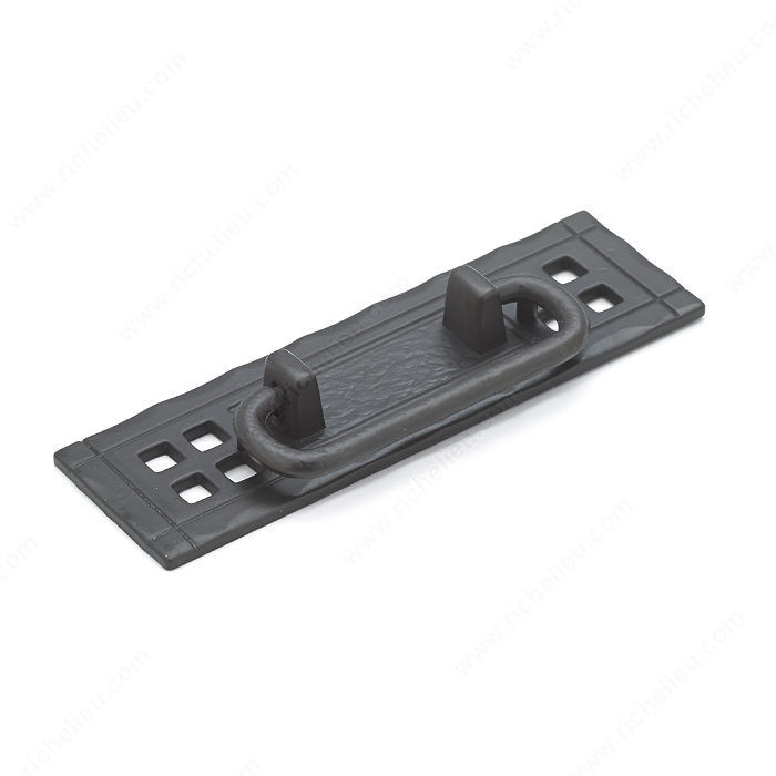 Traditional Metal Pull - 750B, Finish Matte Black Iron PRO-PACK 2