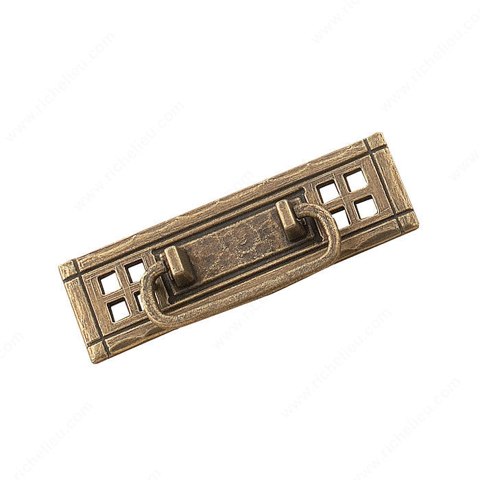 Traditional Metal Pull - 750B, Finish Burnished Brass PRO-PACK 2