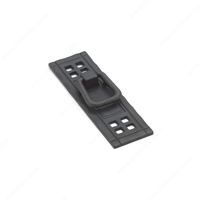 Traditional Metal Pull - 751B, Finish Matte Black Iron PRO-PACK 2