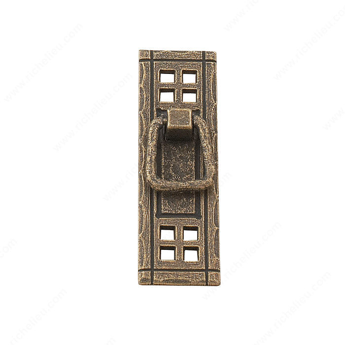 Traditional Metal Pull - 751B, Finish Burnished Brass PRO-PACK 2