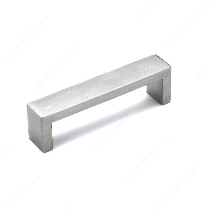 Contemporary Stainless Steel Pull - 7544, Center to Center 96 mm, Finish Stainless Steel