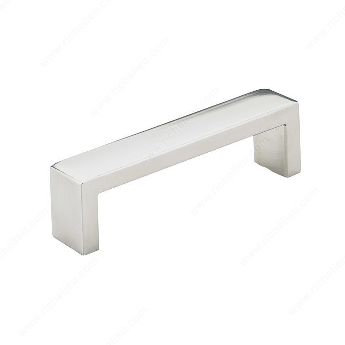 Contemporary Stainless Steel Pull - 7544, Center to Center 96 mm, Finish Polished Stainless Steel