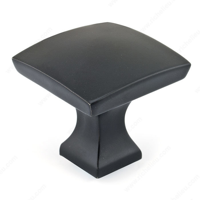 Transitional Metal Knob - 7653, Finish Matte Black PRO-PACK 2