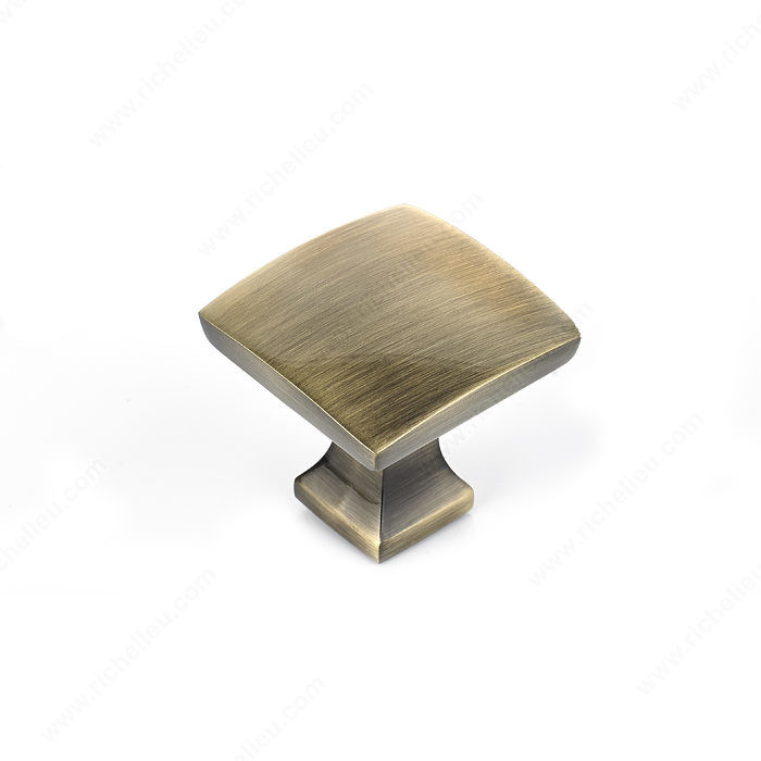 Transitional Metal Knob - 7653, Finish Antique English PRO-PACK 2