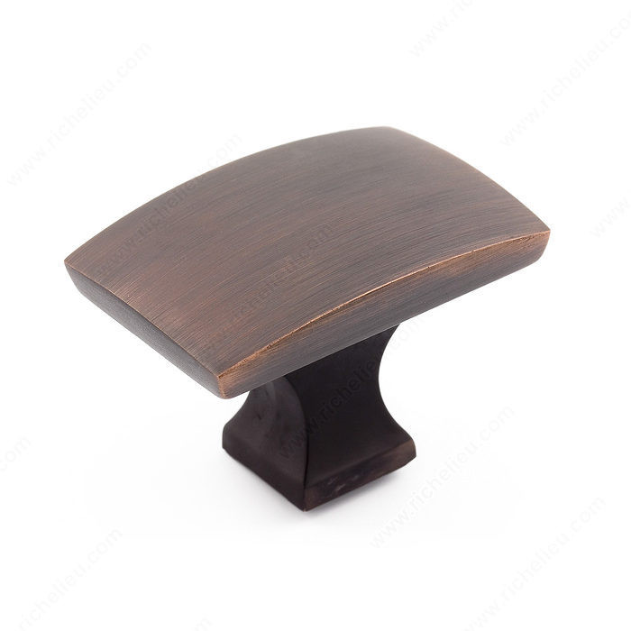 Transitional Metal Knob - 7654, Finish Brushed Oil-Rubbed Bronze PRO-PACK 2