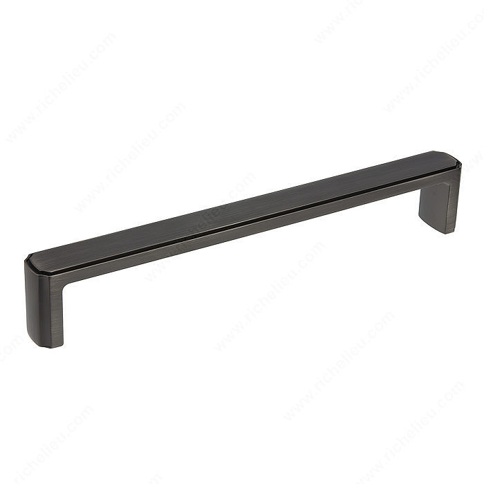 Transitional Metal Pull - 770, Center to Center 192 mm, Finish Antique Nickel, Projection - Overall Dimensions 32 mm