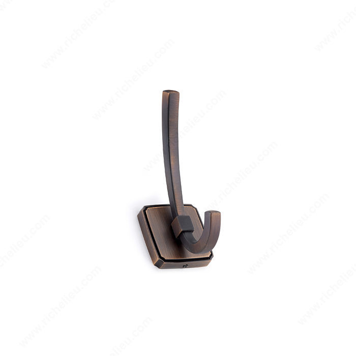 Transitional Metal Hook - 7701, Finish Brushed Oil-Rubbed Bronze