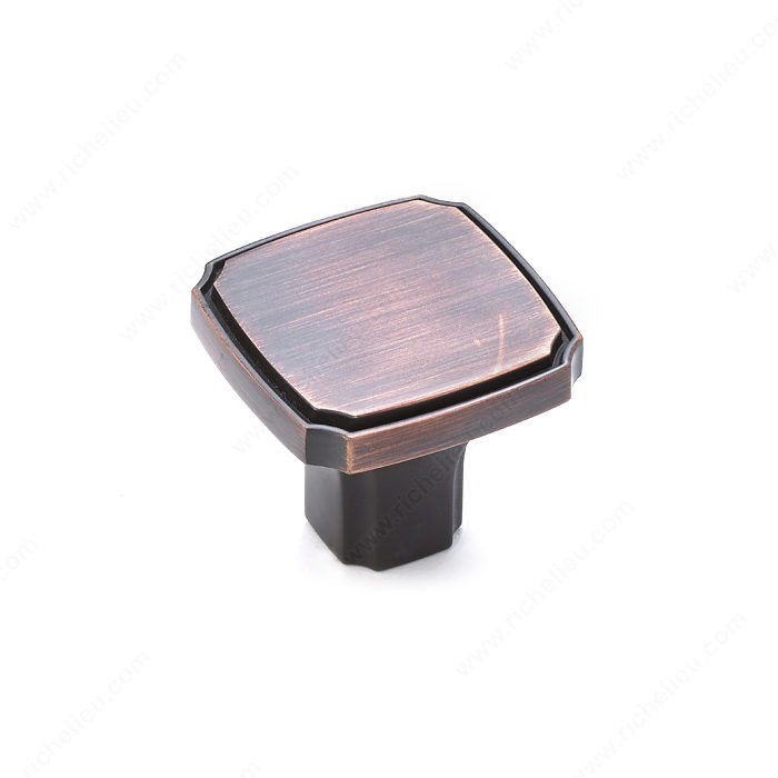 Transitional Metal Knob - 770, Finish Brushed Oil-Rubbed Bronze PRO-PACK 2